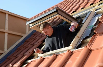 Pose de fenêtres de toit Velux à Robersart